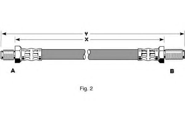GIRLING 9003258 Тормозной шланг для FORD FIESTA (Форд Фиэста) GIRLING 9003258 Тормозной шланг для FORD FIESTA (Форд Фиэста)