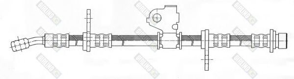 GIRLING 9004139 Тормозной шланг для HONDA CRX II (Хонда Cрх 2) GIRLING 9004139 Тормозной шланг для HONDA CRX II (Хонда Cрх 2)