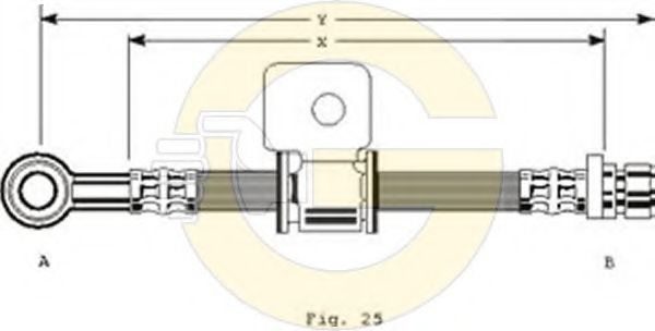 GIRLING 9004143 Тормозной шланг для HONDA (Хонда) GIRLING 9004143 Тормозной шланг для HONDA (Хонда)