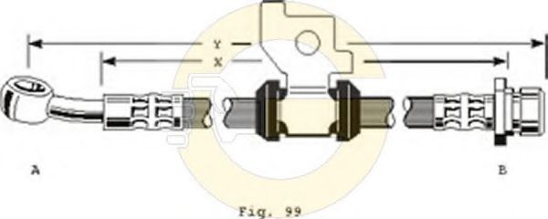 GIRLING 9004164 Тормозной шланг для HONDA (Хонда) GIRLING 9004164 Тормозной шланг для HONDA (Хонда)