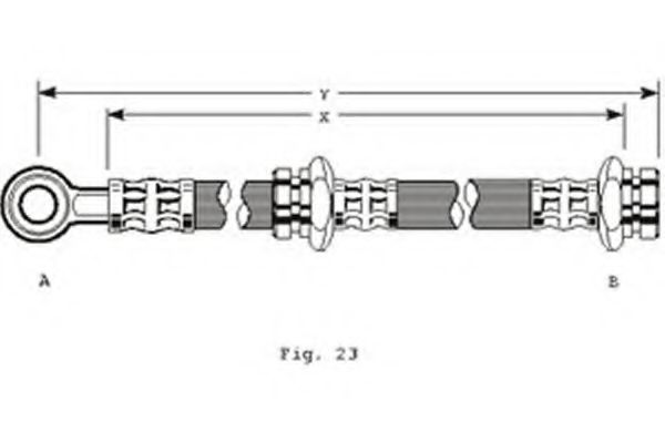 GIRLING 9004168 Тормозной шланг для SUZUKI ALTO (Сузуки Алто) GIRLING 9004168 Тормозной шланг для SUZUKI ALTO (Сузуки Алто)