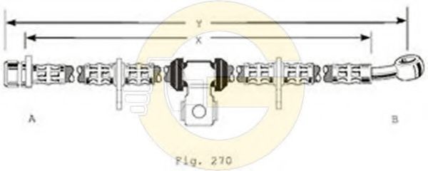 GIRLING 9004186 Тормозной шланг для HONDA (Хонда) GIRLING 9004186 Тормозной шланг для HONDA (Хонда)