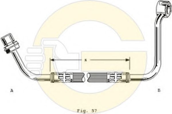 GIRLING 9004233 Тормозной шланг для FORD TRANSIT (Форд Трансит) GIRLING 9004233 Тормозной шланг для FORD TRANSIT (Форд Трансит)