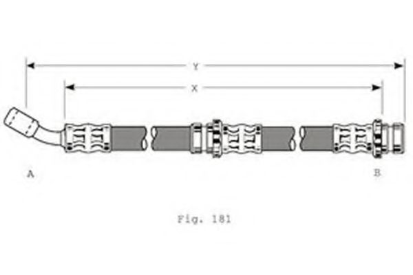 GIRLING 9004258 Тормозной шланг для NISSAN PRIMERA (Ниссан Примера) GIRLING 9004258 Тормозной шланг для NISSAN PRIMERA (Ниссан Примера)