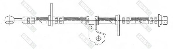 GIRLING 9004316 Тормозной шланг для ROVER 45 (Ровер 45) GIRLING 9004316 Тормозной шланг для ROVER 45 (Ровер 45)