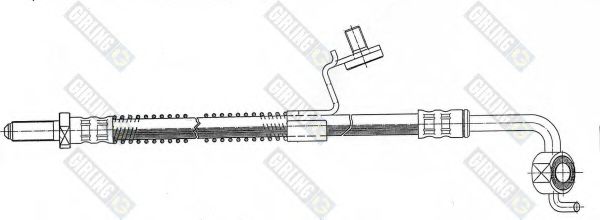 GIRLING 9004344 Тормозной шланг для FORD ESCORT V (Форд Эскорт 5) GIRLING 9004344 Тормозной шланг для FORD ESCORT V (Форд Эскорт 5)