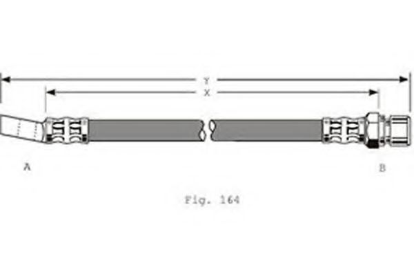 GIRLING 9004348 Тормозной шланг для OPEL ASTRA F (Опель Астра ф) GIRLING 9004348 Тормозной шланг для OPEL ASTRA F (Опель Астра ф)