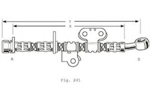 GIRLING 9004375 Тормозной шланг для HONDA (Хонда) GIRLING 9004375 Тормозной шланг для HONDA (Хонда)
