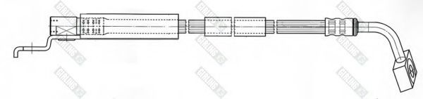 GIRLING 9004401 Тормозной шланг для JEEP (Джип) GIRLING 9004401 Тормозной шланг для JEEP (Джип)