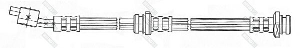 GIRLING 9004480 Тормозной шланг для NISSAN (Ниссан)