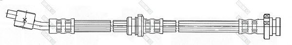 GIRLING 9004481 Тормозной шланг для NISSAN (Ниссан)