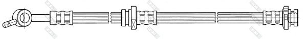 GIRLING 9004517 Тормозной шланг для NISSAN (Ниссан) GIRLING 9004517 Тормозной шланг для NISSAN (Ниссан)