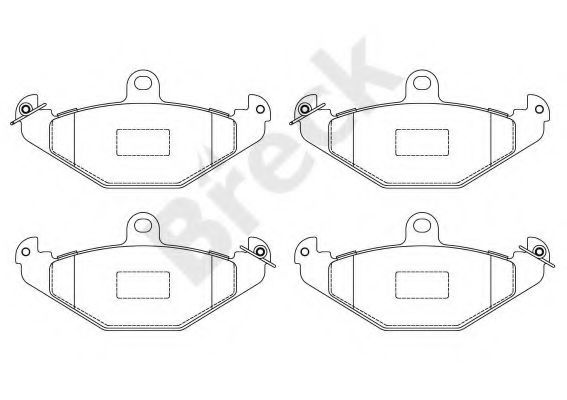 BRECK 20410 00 704 00 Тормозные колодки для RENAULT SAFRANE (Рено Сафранэ) BRECK 20410 00 704 00 Тормозные колодки для RENAULT SAFRANE (Рено Сафранэ)