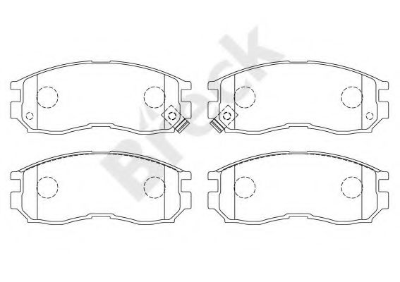 BRECK 21647 00 701 10 Тормозные колодки для MITSUBISHI ETERNA IV (Митсубиши/митсубиси Этэрна иv) BRECK 21647 00 701 10 Тормозные колодки для MITSUBISHI ETERNA IV (Митсубиши/митсубиси Этэрна иv)