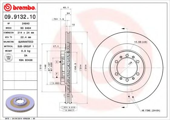 AP 24840 Тормозной диск для MITSUBISHI CHALLENGER (Митсубиши/митсубиси Чаллэнгэр) AP 24840 Тормозной диск для MITSUBISHI CHALLENGER (Митсубиши/митсубиси Чаллэнгэр)