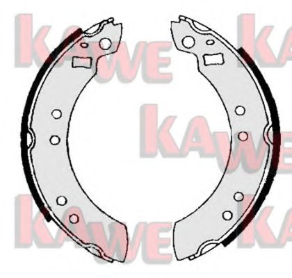 KAWE 00600 Тормозные колодоки для VOLVO 340-360 (Вольво 340-360) KAWE 00600 Тормозные колодоки для VOLVO 340-360 (Вольво 340-360)