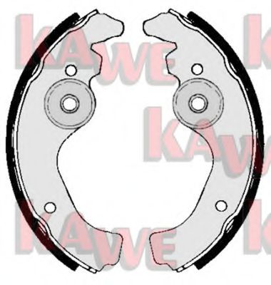 KAWE 00660 Тормозные колодоки для FIAT 500 (Фиат 500) KAWE 00660 Тормозные колодоки для FIAT 500 (Фиат 500)
