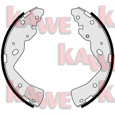 KAWE 01019 Тормозные колодоки для MAZDA PROCEED (Мазда Просид) KAWE 01019 Тормозные колодоки для MAZDA PROCEED (Мазда Просид)