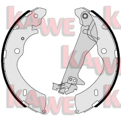 KAWE 01048 Тормозные колодоки для ISUZU D-MAX (Исузу Д-маx) KAWE 01048 Тормозные колодоки для ISUZU D-MAX (Исузу Д-маx)