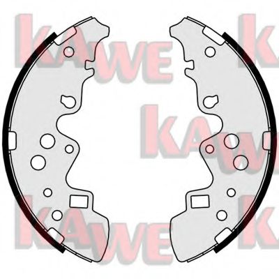 KAWE 01066 Тормозные колодоки для MAZDA E-SERIE (Мазда Э-сэриэ) KAWE 01066 Тормозные колодоки для MAZDA E-SERIE (Мазда Э-сэриэ)