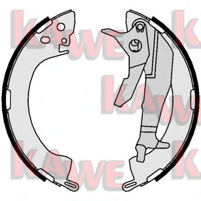 KAWE 01081 Тормозные колодоки для MITSUBISHI PAJERO/SHOGUN (Митсубиши/митсубиси Пажэро/шогун) KAWE 01081 Тормозные колодоки для MITSUBISHI PAJERO/SHOGUN (Митсубиши/митсубиси Пажэро/шогун)