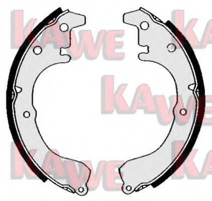 KAWE 04560 Тормозные колодоки для TOYOTA COROLLA (Тойота/тоета Cоролла) KAWE 04560 Тормозные колодоки для TOYOTA COROLLA (Тойота/тоета Cоролла)
