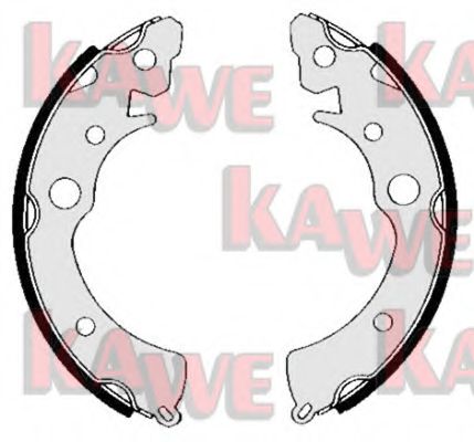 KAWE 04810 Тормозные колодоки для HONDA CRX II (Хонда Cрх 2) KAWE 04810 Тормозные колодоки для HONDA CRX II (Хонда Cрх 2)