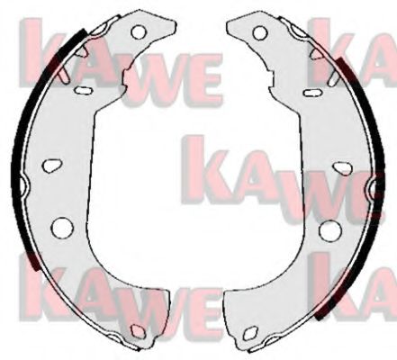 KAWE 04860 Тормозные колодоки для FIAT TEMPRA (Фиат Тэмпра) KAWE 04860 Тормозные колодоки для FIAT TEMPRA (Фиат Тэмпра)