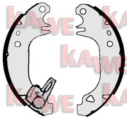 KAWE 04970 Тормозные колодоки для RENAULT (Рено) KAWE 04970 Тормозные колодоки для RENAULT (Рено)