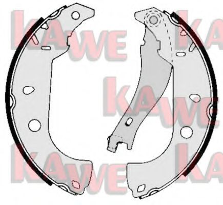 KAWE 05050 Тормозные колодоки для FIAT TEMPRA (Фиат Тэмпра) KAWE 05050 Тормозные колодоки для FIAT TEMPRA (Фиат Тэмпра)