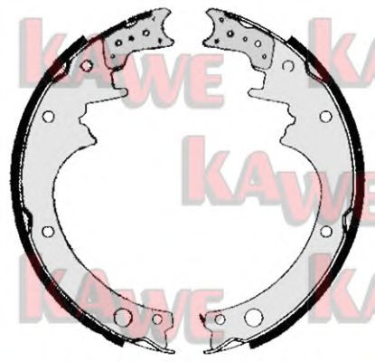 KAWE 05200 Тормозные колодоки для NISSAN ATLAS (Ниссан Атлас) KAWE 05200 Тормозные колодоки для NISSAN ATLAS (Ниссан Атлас)