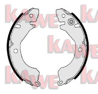 KAWE 05220 Тормозные колодоки для MITSUBISHI COLT II (Митсубиши/митсубиси Cолт 2) KAWE 05220 Тормозные колодоки для MITSUBISHI COLT II (Митсубиши/митсубиси Cолт 2)