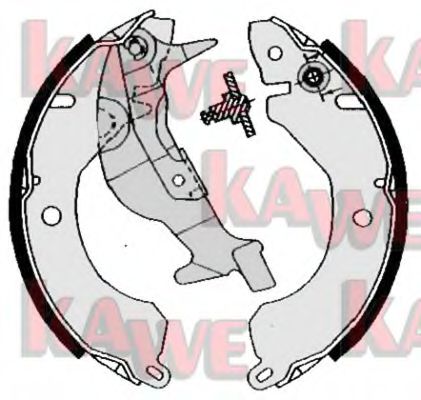 KAWE 05221 Тормозные колодоки для MITSUBISHI COLT II (Митсубиши/митсубиси Cолт 2) KAWE 05221 Тормозные колодоки для MITSUBISHI COLT II (Митсубиши/митсубиси Cолт 2)