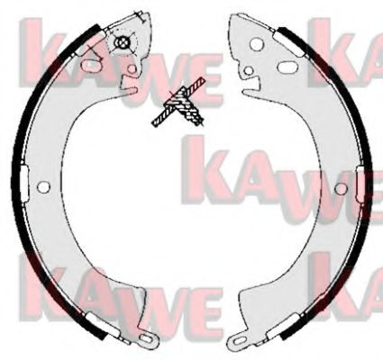 KAWE 05240 Тормозные колодоки для MITSUBISHI PAJERO/SHOGUN (Митсубиши/митсубиси Пажэро/шогун) KAWE 05240 Тормозные колодоки для MITSUBISHI PAJERO/SHOGUN (Митсубиши/митсубиси Пажэро/шогун)