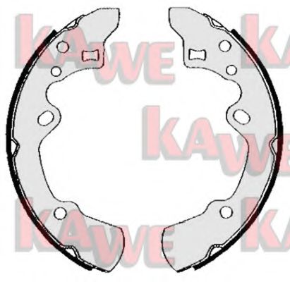 KAWE 05620 Тормозные колодоки для MAZDA 626 III (Мазда 626 3) KAWE 05620 Тормозные колодоки для MAZDA 626 III (Мазда 626 3)