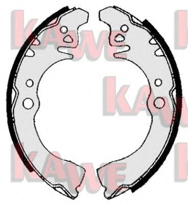 KAWE 05640 Тормозные колодоки для GEELY HQ SRV (Джили Хq срv) KAWE 05640 Тормозные колодоки для GEELY HQ SRV (Джили Хq срv)