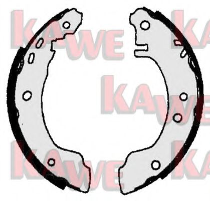 KAWE 06780 Тормозные колодоки для NISSAN PRIMERA (Ниссан Примера) KAWE 06780 Тормозные колодоки для NISSAN PRIMERA (Ниссан Примера)