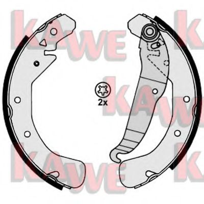 KAWE 07200 Тормозные колодоки для OPEL ASTRA H HATCH (Опель Астра н хэтчбек) KAWE 07200 Тормозные колодоки для OPEL ASTRA H HATCH (Опель Астра н хэтчбек)