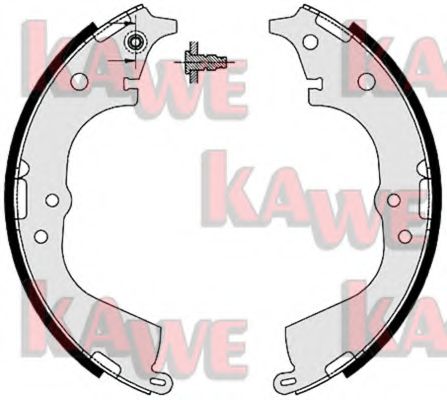 KAWE 07225 Тормозные колодоки для TOYOTA HILUX II (Тойота/тоета Хилуx 2) KAWE 07225 Тормозные колодоки для TOYOTA HILUX II (Тойота/тоета Хилуx 2)