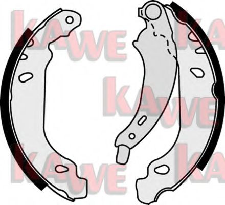 KAWE 07430 Тормозные колодоки для PEUGEOT 206 (Пежо 206) KAWE 07430 Тормозные колодоки для PEUGEOT 206 (Пежо 206)