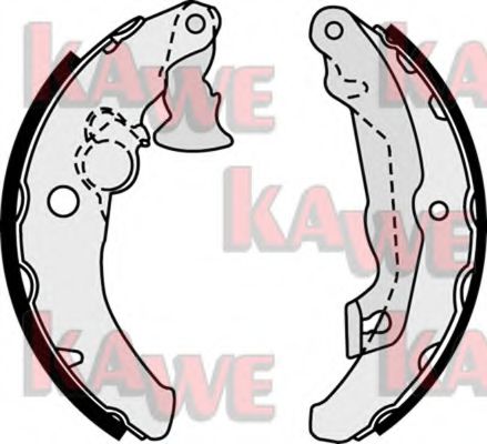 KAWE 07550 Тормозные колодоки для FORD (Форд) KAWE 07550 Тормозные колодоки для FORD (Форд)