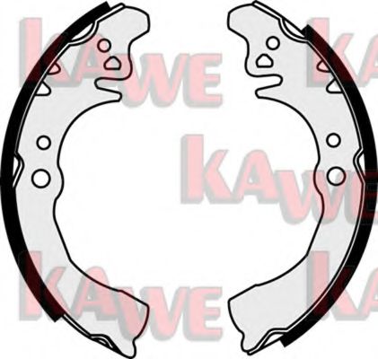 KAWE 07650 Тормозные колодоки для DAIHATSU SIRION (Дайхатсу Сирион) KAWE 07650 Тормозные колодоки для DAIHATSU SIRION (Дайхатсу Сирион)