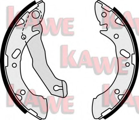 KAWE 07870 Тормозные колодоки для HYUNDAI EXCEL (Хендай Эxcэл) KAWE 07870 Тормозные колодоки для HYUNDAI EXCEL (Хендай Эxcэл)