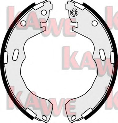 KAWE 08030 Тормозные колодоки для MAZDA (Мазда) KAWE 08030 Тормозные колодоки для MAZDA (Мазда)