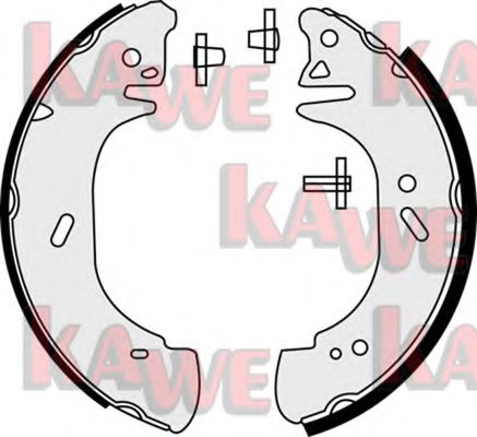 KAWE 08440 Тормозные колодоки для NISSAN INTERSTAR (Ниссан Интэрстар) KAWE 08440 Тормозные колодоки для NISSAN INTERSTAR (Ниссан Интэрстар)