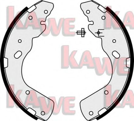 KAWE 08450 Тормозные колодоки для MAZDA PROCEED (Мазда Просид) KAWE 08450 Тормозные колодоки для MAZDA PROCEED (Мазда Просид)