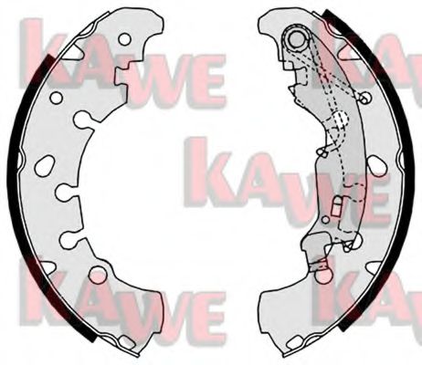 KAWE 09090 Тормозные колодоки для LANCIA MUSA (Лансиа/лянча Муса) KAWE 09090 Тормозные колодоки для LANCIA MUSA (Лансиа/лянча Муса)