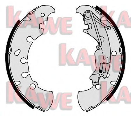 KAWE 09260 Тормозные колодоки для LANCIA MUSA (Лансиа/лянча Муса) KAWE 09260 Тормозные колодоки для LANCIA MUSA (Лансиа/лянча Муса)