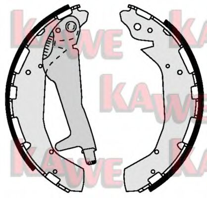 KAWE 09370 Тормозные колодоки для CHRYSLER CIRRUS (Крайслер Cиррус) KAWE 09370 Тормозные колодоки для CHRYSLER CIRRUS (Крайслер Cиррус)
