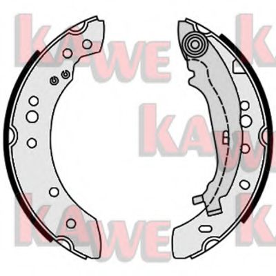 KAWE 09640 Тормозные колодоки для SMART FORFOUR (Смарт Форфоур) KAWE 09640 Тормозные колодоки для SMART FORFOUR (Смарт Форфоур)